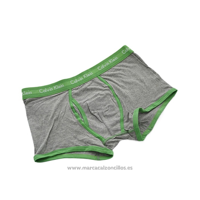 Boxer Calvin Klein Hombre 365 Verde Gris